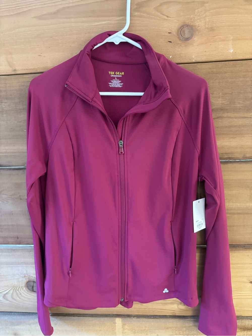 tek gear Women's Raspberry Full-Zip Utility Jacket